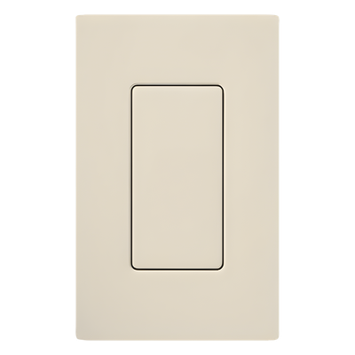 DV-BI-LA - Inserto ciego / apertura estilo decorador / plástico / acabado brillante (gloss) almendra claro / 2 5/8 x 1 5/16 in / para placas Lutron Claro