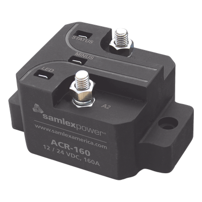 ACR-160 - Aislador de Baterías para Vehículos / Detección Automática 12/24 Vcc / 160 A Continuos / 480 A Pico / Control por Microprocesador