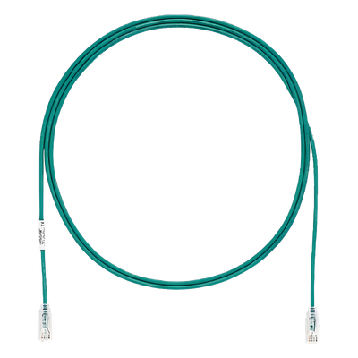 UTP28SP1GR - Cable de Parcheo UTP / Cat6 / 28AWG / Diámetro Reducido / 0.3 m (1 Pie) / Verde