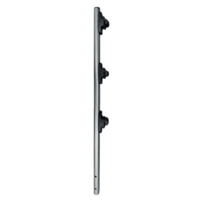 SF-POST-3 - Poste de Paso para Cerca Eléctrica / Tubo de Acero Galvanizado en Caliente / 3 Aisladores con Remache / Longitud 75 cm (29.5 in) / Diámetro 25 mm (1 in) / Peso 0.57 kg