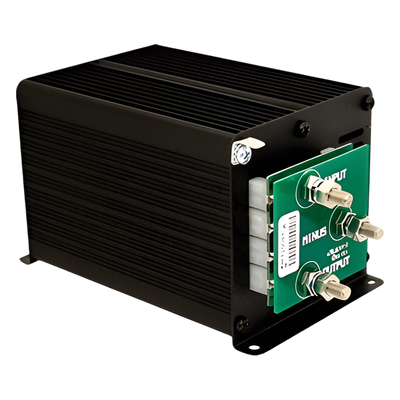 SDC-60 - Convertidor DC-DC / Entrada 20-35 VDC / Salida 13.8 VDC / 60 A / Eficiencia 92% / 3.5x3.7x7.0 pulgadas
