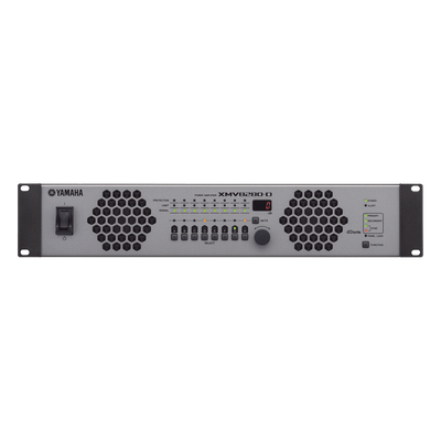 XMV8280-D - Amplificador de Audio Multicanal / 8 Canales / 280W @ 8Ω / 250W @ 100V / Dante / Clase D / Alta y Baja Impedancia Simultánea