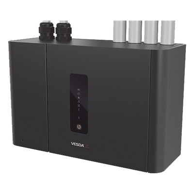 VEP-A00-P-UL - Detector de Humo por Aspiración / 1 Zona / 4 Tuberías / Tecnología FLAIR / Wi-Fi y Ethernet / 20,000 Eventos