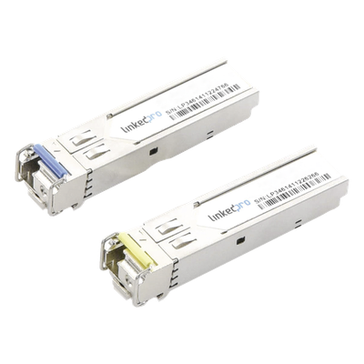 LP-IND-SFP-BD-10G-5 - Transceptor Óptico SFP+ Bidireccional / 10 Gbps / Monomodo 1270 & 1330 nm / Alcance 5 km (16,404 ft) / LC/UPC Simplex / DDM / Hot-Pluggable / 2 Piezas