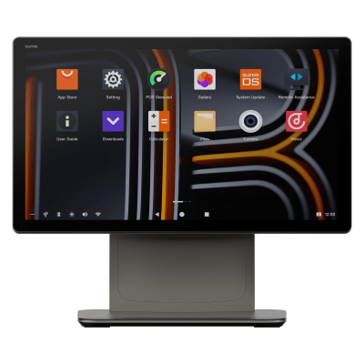 D3PRO - Terminal de Escritorio / Pantalla FHD 15.6" / Qualcomm Hexa-core 2.4 GHz / 4 GB RAM + 64 GB ROM / Android 13 / Touch ID / Wi-Fi Dual Band