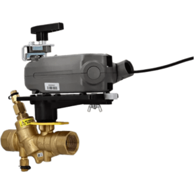 VRN2CJPXE101 - Válvula reguladora de presión dinámica / dos vías / agua caliente-fría con glicol hasta 50% / circuito cerrado / conexión NPT / retorno por resorte