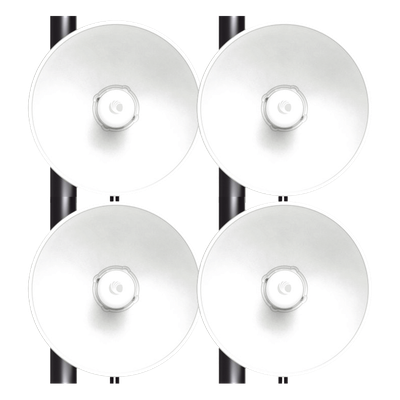 FORCE-4625-4PACK - Kit de Radios Inalámbricos / Wi-Fi 6E / 1 Gbps / 25 dBi / 5925-7125 MHz / 1024-QAM / Latencia 2-3 ms