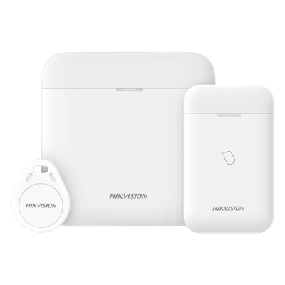 DS-PWA48-KS-RONDIN - Kit de Alarma Inalámbrico / 48 Zonas / GSM 3G/4G / Rondines Profesionales / Cifrado AES-128 / Batería de Respaldo 12 h