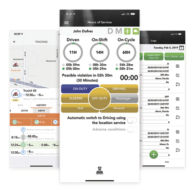 EPCOM-ELD-1M - Licencia ELD / Cumplimiento Regulatorio EE.UU., Canadá y México / Ciclos 60h/7d y 70h/8d / App Android e iOS / Integración GPS