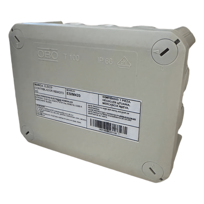 ESIM420IP - Controlador Remoto 4G / Activación por APP o Llamada / 2000 Usuarios / Caja NEMA IP67 / Doble Relé NO/NC / Registro 1000 Eventos