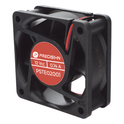 PST-E02-001 - Ventilador Axial Anticondensante / 12 Vcc / 60x60x25 mm / 25.0 CFM / 4500 RPM / 1.6 W