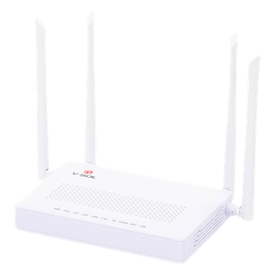 HG323ACT - ONU Dual GPON/EPON / Wi-Fi AC Doble Banda / 4 Antenas 5 dBi / 2x LAN Gigabit / 1x FXS / 1x CATV / 12V 1A / 0 a 55°C
