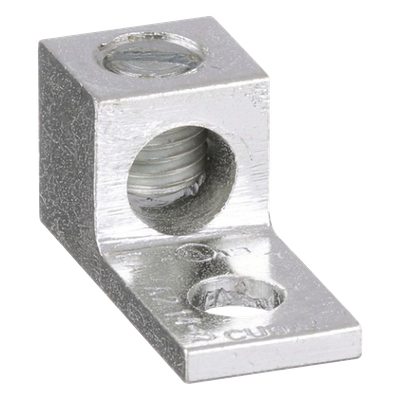 LAMA2-14-C - Conector Mecánico de Aluminio / Un Orificio 1/4" / Un Barril / Cable 14 a 2 AWG / 600 V / 90°C