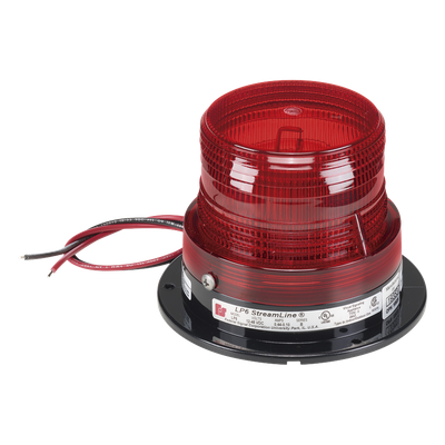 LP6-012048-R - Estrobo streamline / Mini / 12-48 Vcc / 120 Vca / Rojo / 3-5/8' (111 mm) alto / NEMA 4X