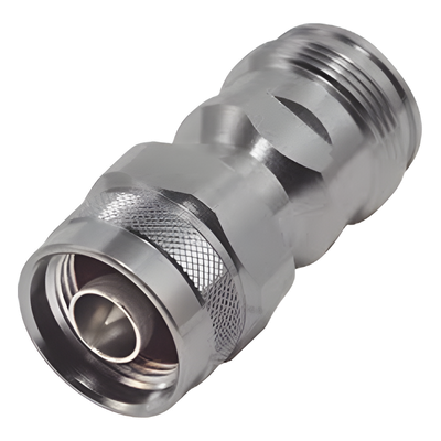 RFD-43F-NM - Adaptador RF en Línea / 4.3-10 Hembra a N Macho / 50 Ohm / 5,500 MHz / VSWR 1.10:1 / PIM -160 dBc