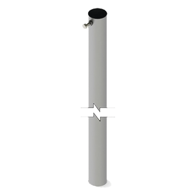 SLM-S3G - Sección de Mástil Telescópico / 3 m (9.8 ft) de Altura / Diámetro 1 1/2" / Acero Galvanizado / Diseño Plegable