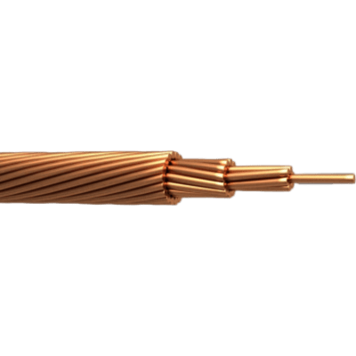 QU65 - Cable de Cobre Desnudo | Calibre 4/0 AWG EN 7 HILOS | Construcción Concéntrica | Alta Conductividad Eléctrica | Uso en Líneas Aéreas y Puestas a Tierra