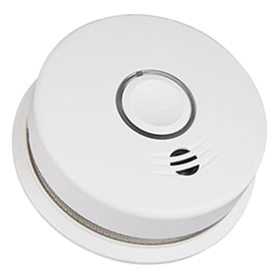 P4010ACSCO - Alarma combinada de humo y CO / Alámbrica 120 V CA 60 Hz / Batería de litio sellada 10 años / Alerta de voz y sirena 85 dB / Interconexión hasta 24 dispositivos