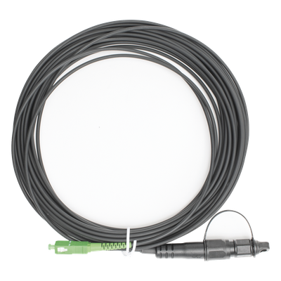 OFC-S1-BK-SA-H1A-30-10-2601 - Jumper de Fibra Óptica / SC/APC a FDP460 / Redondo / 10 m (32.81 ft) / Forro 3 mm / G657A2 / Negro