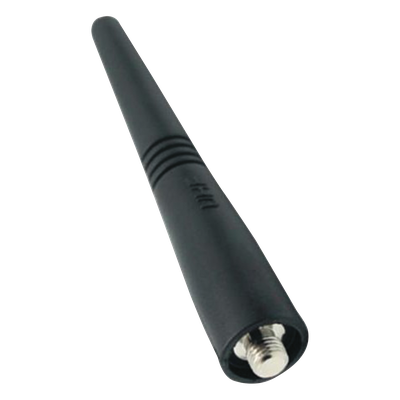 DEPR450 - Antena UHF Helicoidal / 400-470 MHz / Ganancia 0 dBd / Perfil Recortado 170 mm / Conector Rosca Monopolo / Omnidireccional Vertical