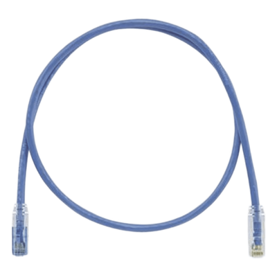 UTPKSP3BU - Cable de Parcheo Cat6 / UTP / 24 AWG / CM / Llaveado / 0.91 m (3 Pies) / Azul