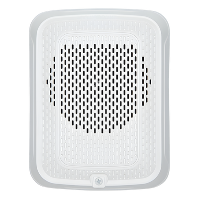 SPW-L - Bocina para Montaje en Pared / Consumo Reducido 38% / Diseño Compacto / Selección de Voltaje y Potencia / 8 Pulgadas (20.3 cm) / Color Blanco