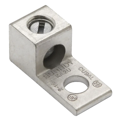 HUB-KA6U - Terminal Universal / 1 Orificio 1/4" / Calibre 14-6 AWG / AL-CU Estañado / 0.51 in Altura