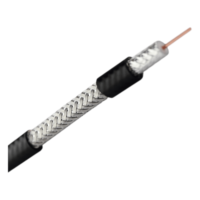 RG6-CCS - Cable Coaxial RG6 / CCS 21% / 305 m (1000 ft) / 75 Ohm / Blindaje 60% / Intemperie
