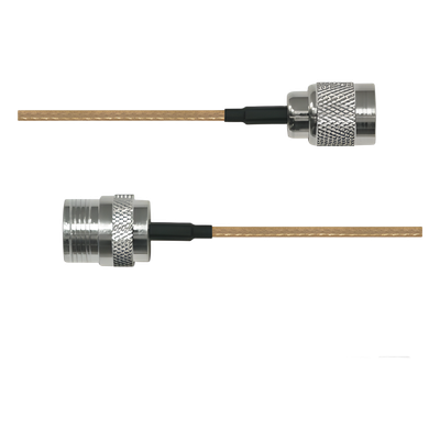 SNH-142-TNCI-60 - Cable coaxial RG142 / Conector N hembra a TNC macho inverso / 60 cm (1.97 ft) / Jumper para redes inalámbricas