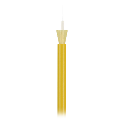 FSIRA01Y - Cable de Fibra Óptica Monomodo OS2 / 1 Fibra G.657.A1 / Tight Buffer 900µm / Riser OFNR / 2mm / 6.56 pies radio curvatura