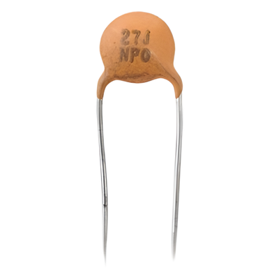 0027P0050V - Capacitor Disco de Cerámica de 27 pFd, 50 V.