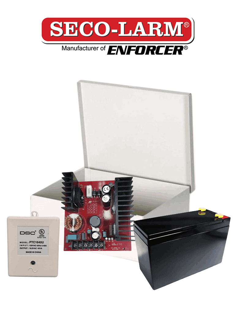 Fuente de Poder 7 Amp con Batería de Respaldo 7A y Transformador