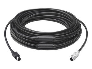 Cable extensión Logitech Mini-DIN-6(M) - Mini-DIN-6(M) de 15m, Conector Macho a Macho, Para Dispositivos Periféricos