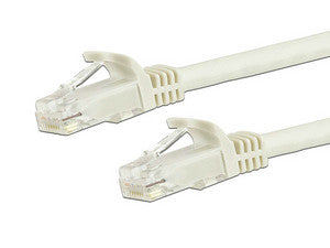 Cable de red UTP Cat6, RJ-45 Macho/Macho, 5m, Blanco