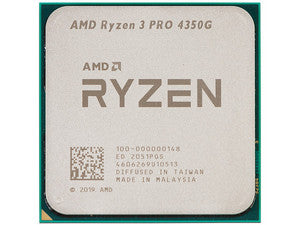 Procesador AMD Ryzen 3 Pro 4350G, 3.8 GHz, Socket AM4, 4MB Cache, Quad-Core, 65W