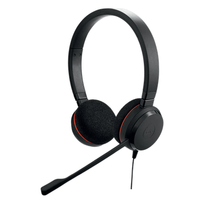 EVOLVE20DUOUCUSBC/A - Jabra Headset Profesional con Cable / Cancelación de Ruido Avanzada / USB-C y USB-A