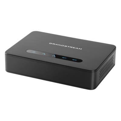 HT-812-V2 - Grandstream Adaptador de Teléfono Analógico ATA / 2 Puertos FXS / Router NAT Gigabit HT-812-V2