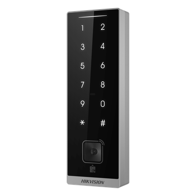 DS-K1105EMKB-QR - Hikvision Teclado Esclavo de Control de Acceso / Lector Dual MIFARE 13.56 MHz y PROX EM 125 KHz