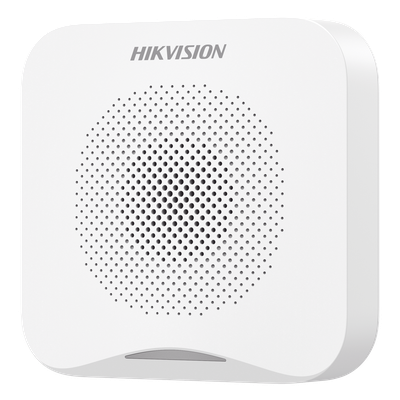 DS-PS201-WB - Hikvision Sirena Interior / Volumen 80-95 dB / 4 Tipos Alarma DS-PS201-WB