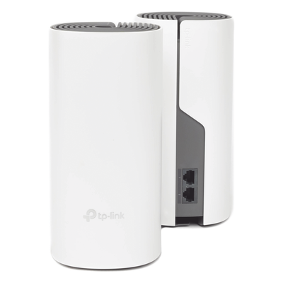 DECOE4-2PACK - TP-Link Deco E4 (2-pack) sistemas wi-fi mesh (wi-fi en malla) Sistema de malla Blanco, Gris LAN, WLAN Interno