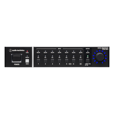 ATDM-0604A - Audio-Technica Mezclador Digital Automático / 6 Canales / Cancelación de Eco ATDM-0604A