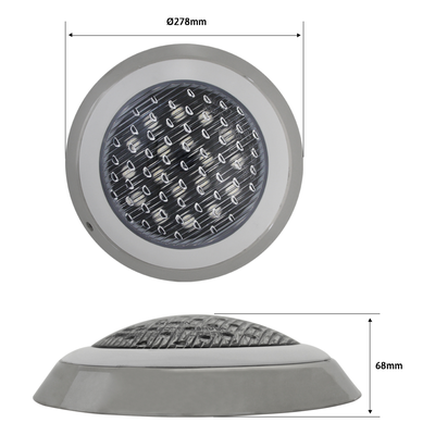 JLSA-18RGB - JWJ JLSA-18RGB iluminación subacuática CC Multi LED Cepillado