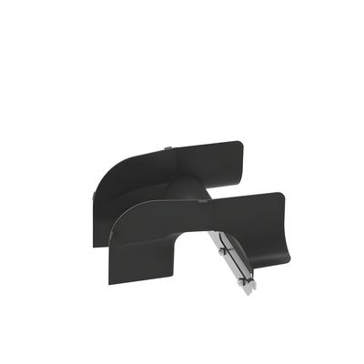 PWBSPJ4BL - Panduit Bajada de cables para charola wire basket / 4 in / Control de radio de curvatura
