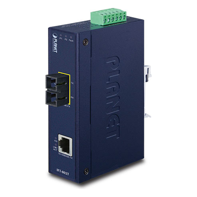 IFT-802T - PLANET IFT-802T convertidor de medio 200 Mbit/s 1310 nm Azul