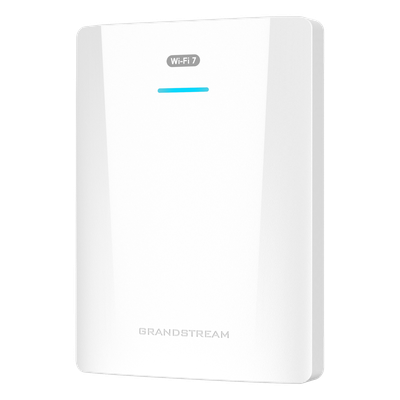GWN7670WM - GWN7670WM, AP WiFi-7, Interiores en pared, Dual Band, 802.11be, 3.6Gbps, MIMO 2x2:2 con MLO, 175mts, 256 usuarios.