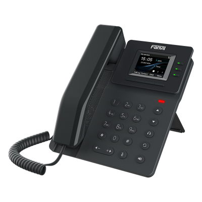 V60P - Teléfono IP Empresarial / 4 Líneas SIP / Pantalla LCD 2.4 Pulgadas Color / Conferencia 6 Vías / PoE 802.3af / Audio HD Opus