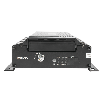XMR401NAHDS - DVR Móvil / 4 Canales AHD 2 Megapixel + 1 Canal IP / H.265 / Chip IA Embebido / ADAS y DSM / 4G / WiFi / GPS / HDD hasta 2 TB / -40 °C a 70 °C (-40 °F a 158 °F)