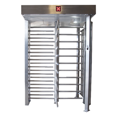 XT-100 - Torniquete de Cuerpo Completo / 4 Ejes de Seguridad / Acero Inoxidable 304 / Interior/Exterior / 25 Personas/min / Bidireccional / 110 VCA