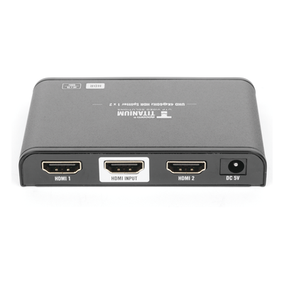 TT312HDR-V2.0 - Divisor (Splitter) HDMI 4K de 1 Entrada a 2 Salidas (Simultaneas) / Soporta 4K×2K / Ajuste de resoluciones EDID / HDR / HDMI 2.0 / HDCP 2.2 / Soporta formatos de Audio Dolby Digital / Longitud del cable de entrada y salida ≤10m.