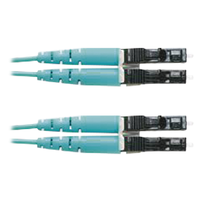 FX2ERLNLNSNM009 - Jumper de Fibra Óptica / OM3 50/125 / LC-LC Dúplex / OFNR / 9 m (29.53 ft) / Aqua
